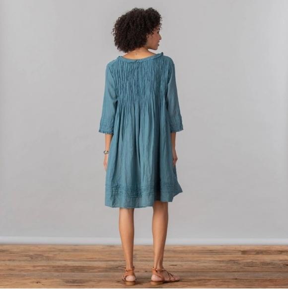 Sundance Fabienne Dress By JP and Mattie Cotton Babydoll - Picture 2 of 15